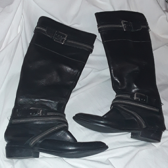 Black Michael Kor boots - Picture 1 of 6